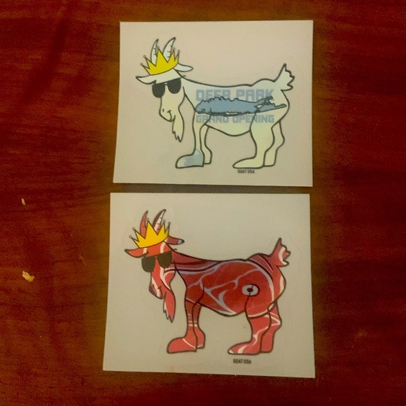 Very rare goat USA stickers - Picture 1 of 3
